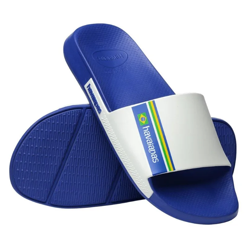 Havaianas Slide Classic Brasil Azul Naval