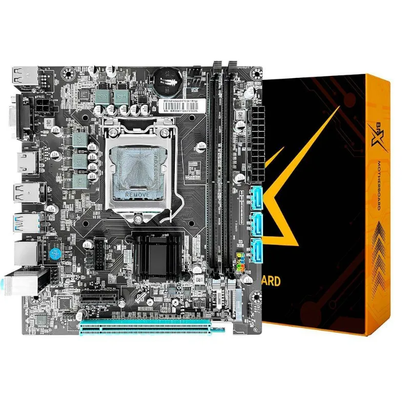 Placa Mãe Chipset H110 Lga 1155 Ddr4 Lan 1000 Brx
