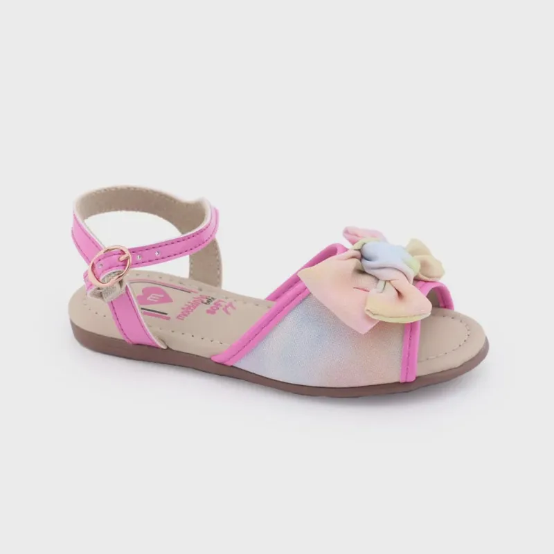 Sandália Infantil Molekinha Bebê 2114.250 Laço Tie Dye