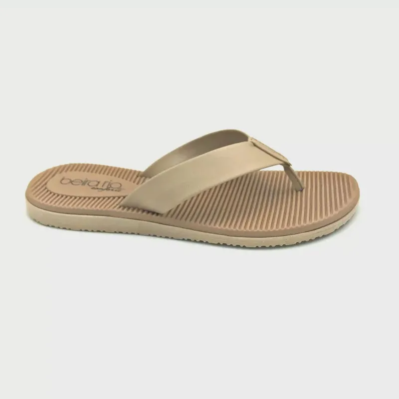 Chinelo Beira Rio Conforto Bege 8395200