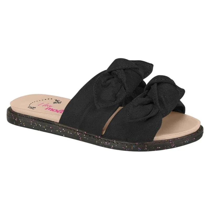 Chinelo Rasteirinha Slide Infantil Laços Molekinha 2312.602