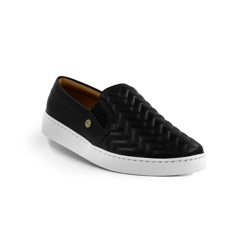 Tenis Vizzano Slip On Conforto Casual Preto 034