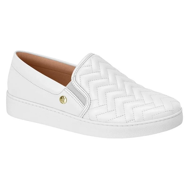 Tênis Vizzano Slip On Conforto Casual Branco 035