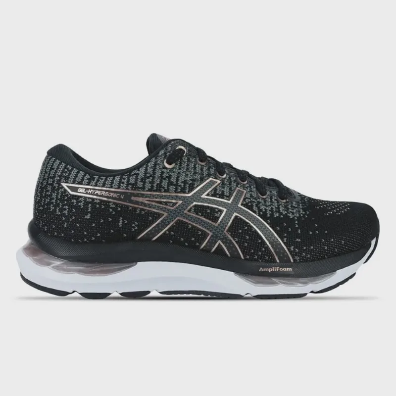Tênis Asics Gel Hypersonic 4 Feminino Preto Ouro Rosado