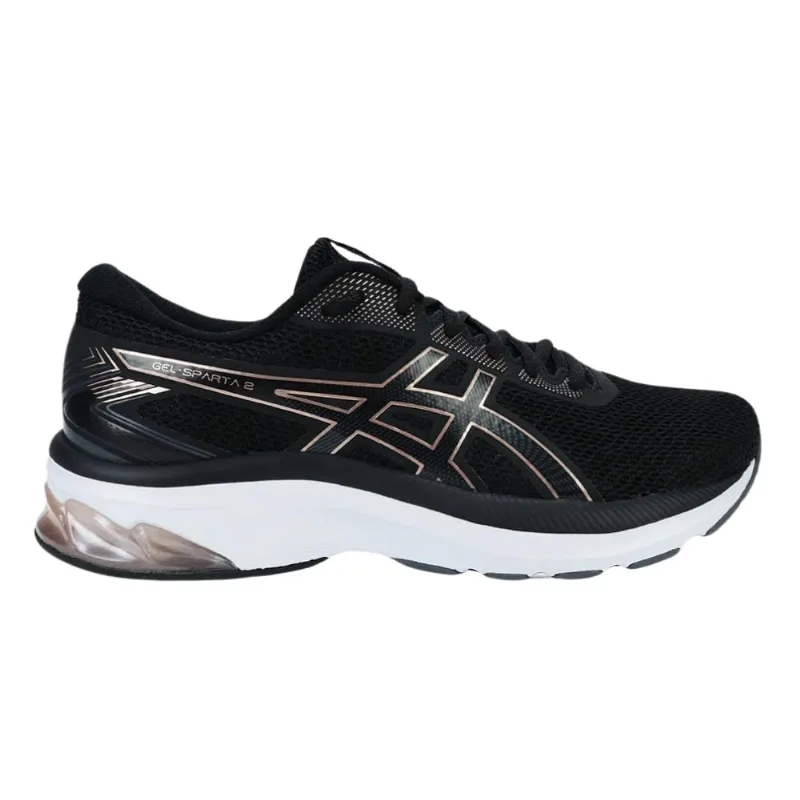 Tênis Asics Gel Sparta 2 Feminino - Preto com Branco e Rosa
