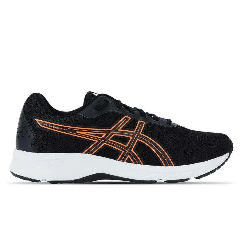 Tenis Asics Raiden 4 Preto/branco/laranja 043 - Asics