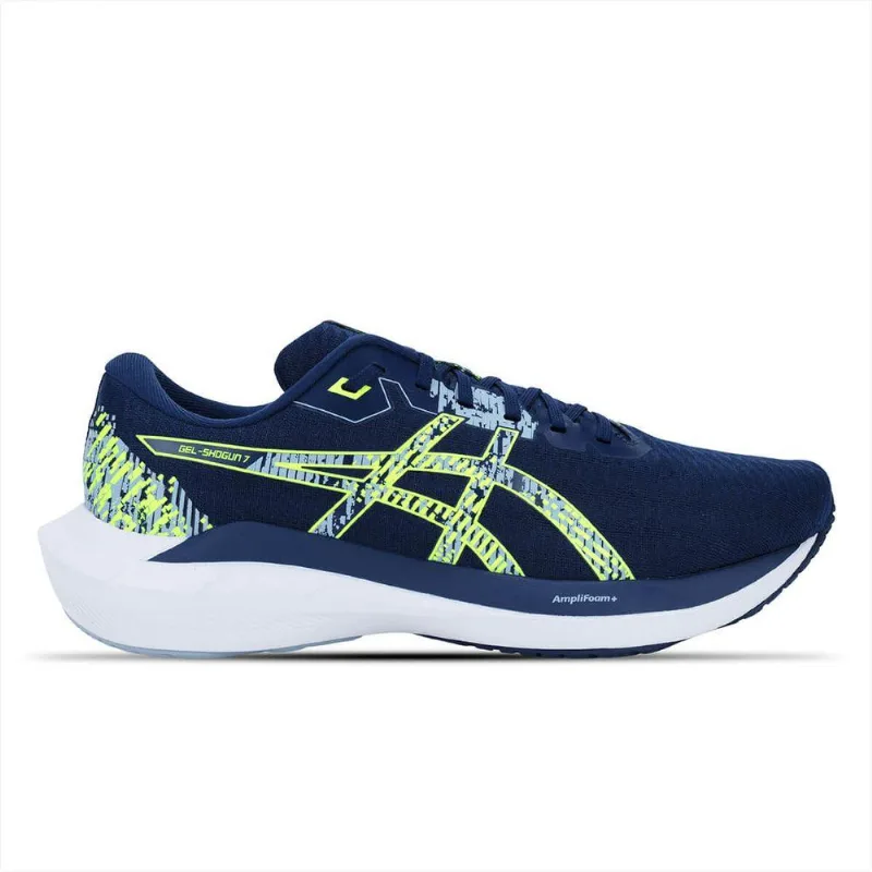 Tenis Asics Gel-shogun 7 Azul Marinho/branco/verde 042