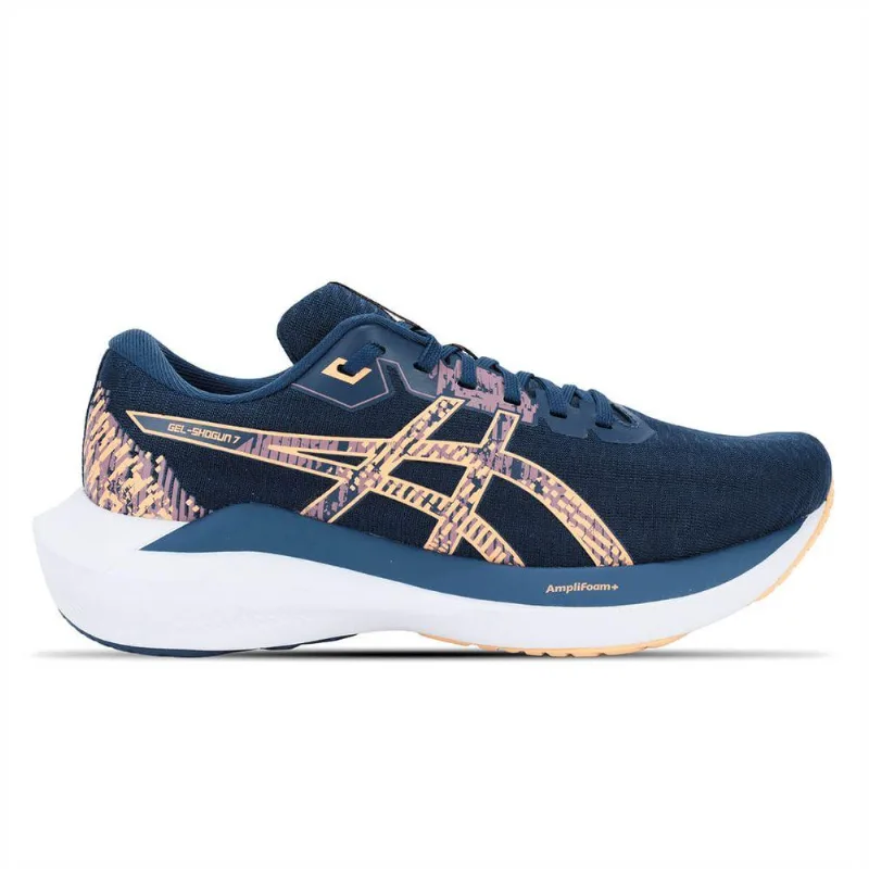 Tenis Asics Gel-shogun 7 Marinho/branco/laranja 036