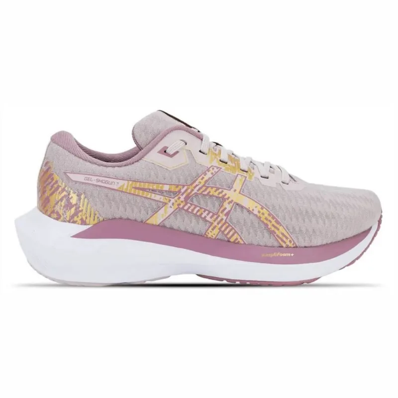 Tênis Asics Gel Shogun 7 Feminino Rosa Branco
