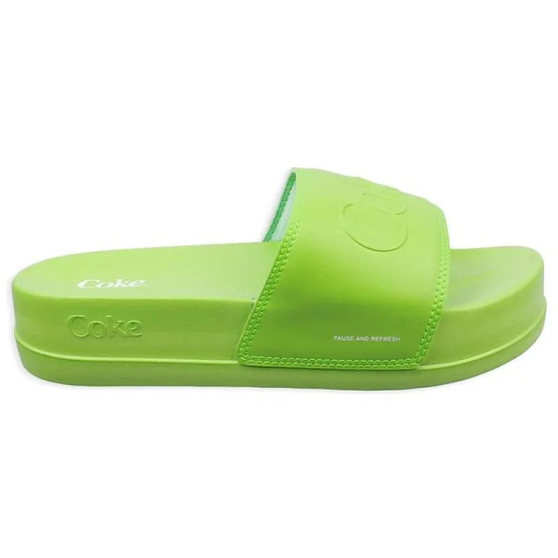 Chinelo Coca-Cola Slide Confortável Coke Frequency Feminino 33/34 - Coca Cola - Moda