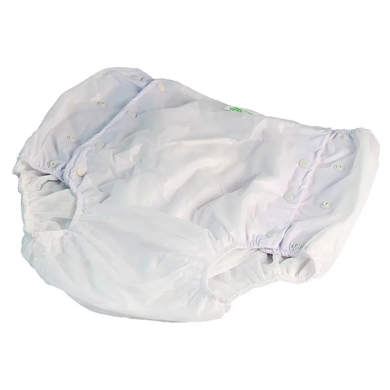 Kit 4Un Calça Plástica Geriátrica Adulto Com Forro Duplo M