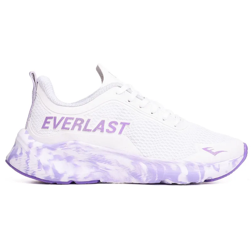 Tênis Everlast Cave Runner Feminino- Branco/Lilás - Everlast