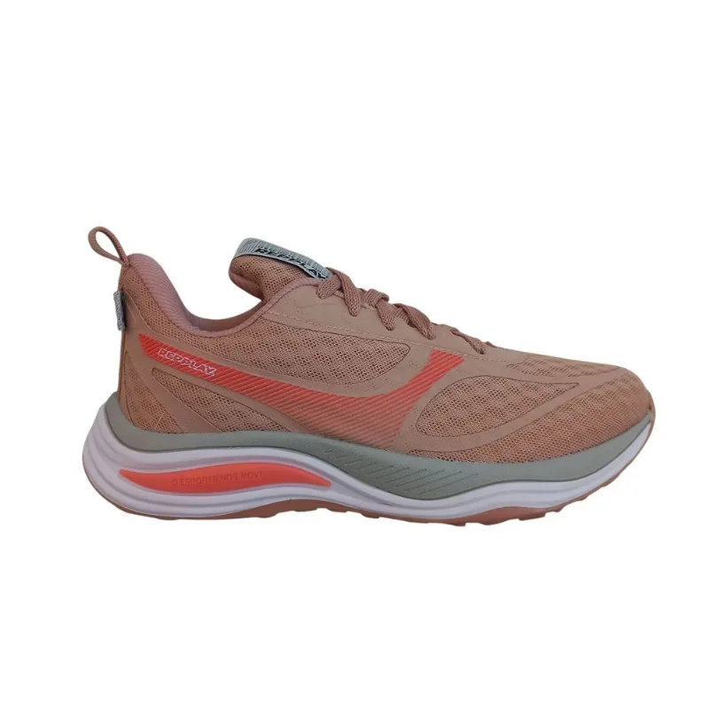 Tênis Feminino Esportivo Nude Repplay Confort Caminhada Treino