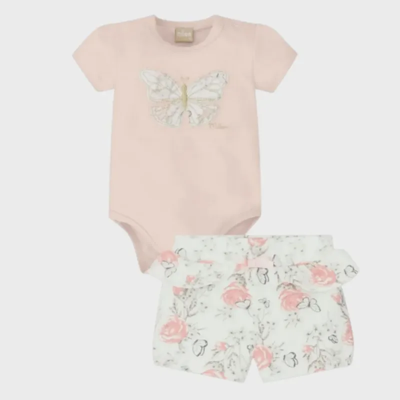 Conjunto Bebê Off White 13163 - Kyly