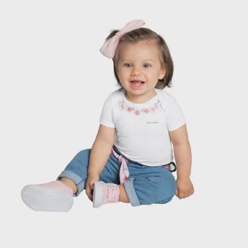 Conjunto Bebê Body e Calça 90211 - Malwee Carinhoso