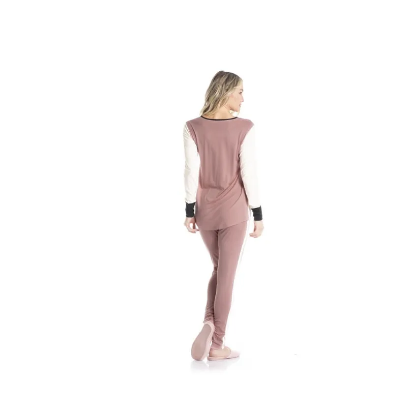 Pijama Legging Com Recortes Bea (Daniela Tombini) 8842B