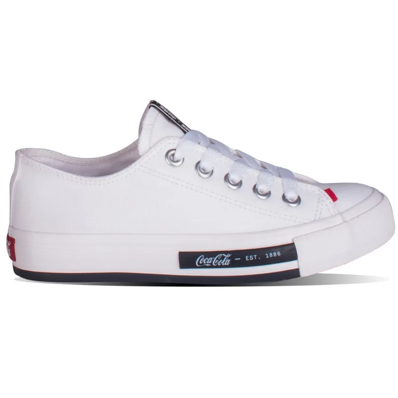 Tênis feminino coca-cola daytona CC1947 casual confortável