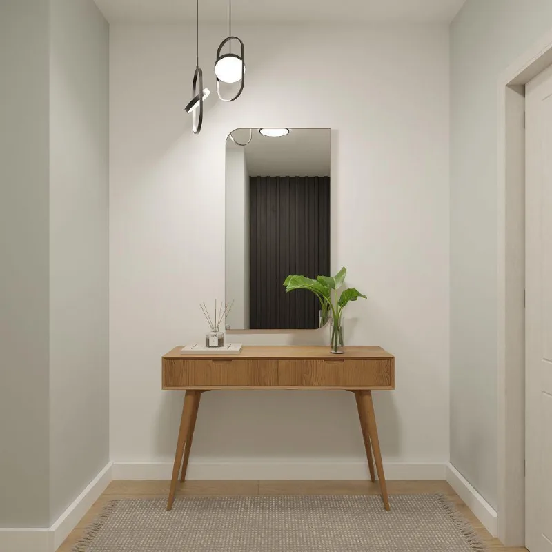 Espelho Orgânico 115cm X 60cm E24 Moldura Couro Caramelo Luxo