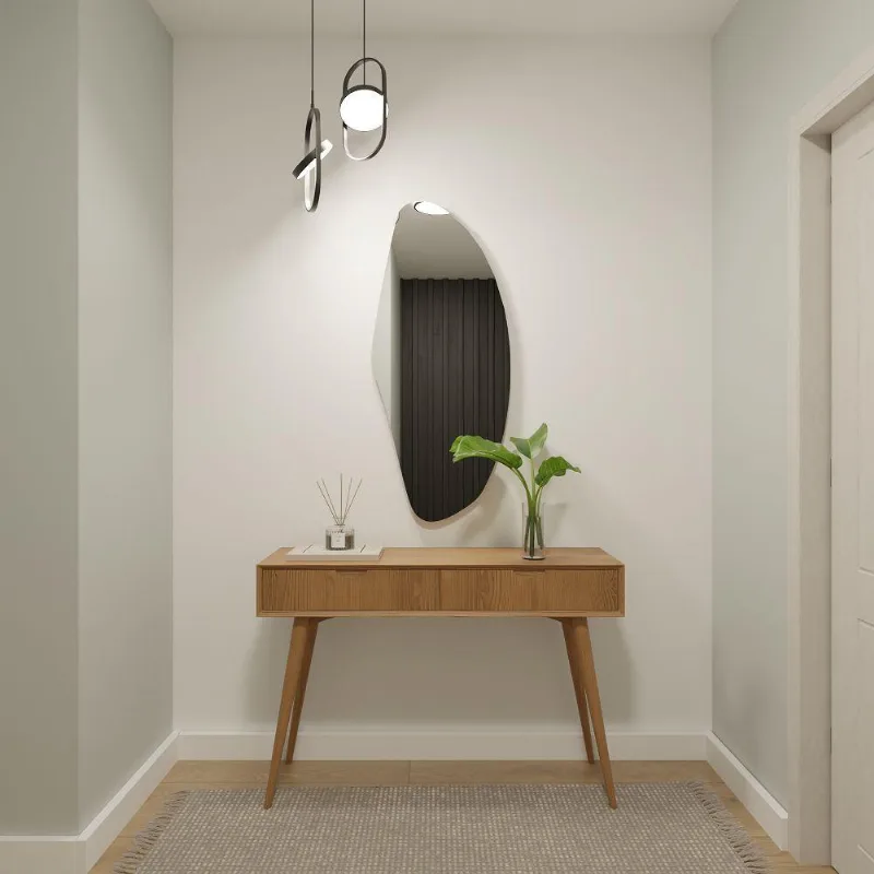 Espelho Orgânico 115cm X 50cm E23 Decorativo Lançamento Lapidado Salão Quarto Banheiro Sala Luxo