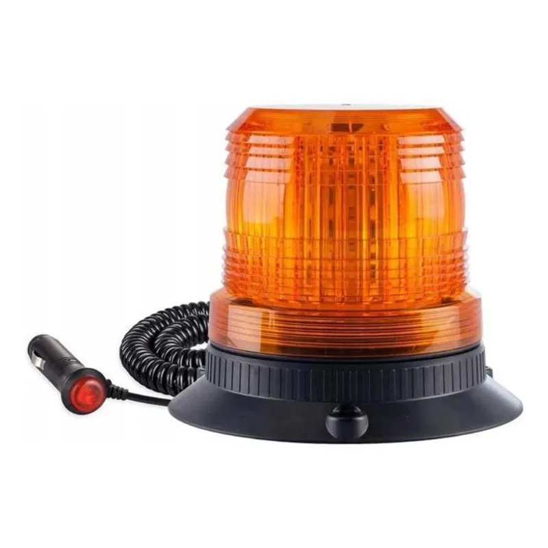 Giroflex Led Com Imã Luz Emergência 12v 24v Tomada Veicular