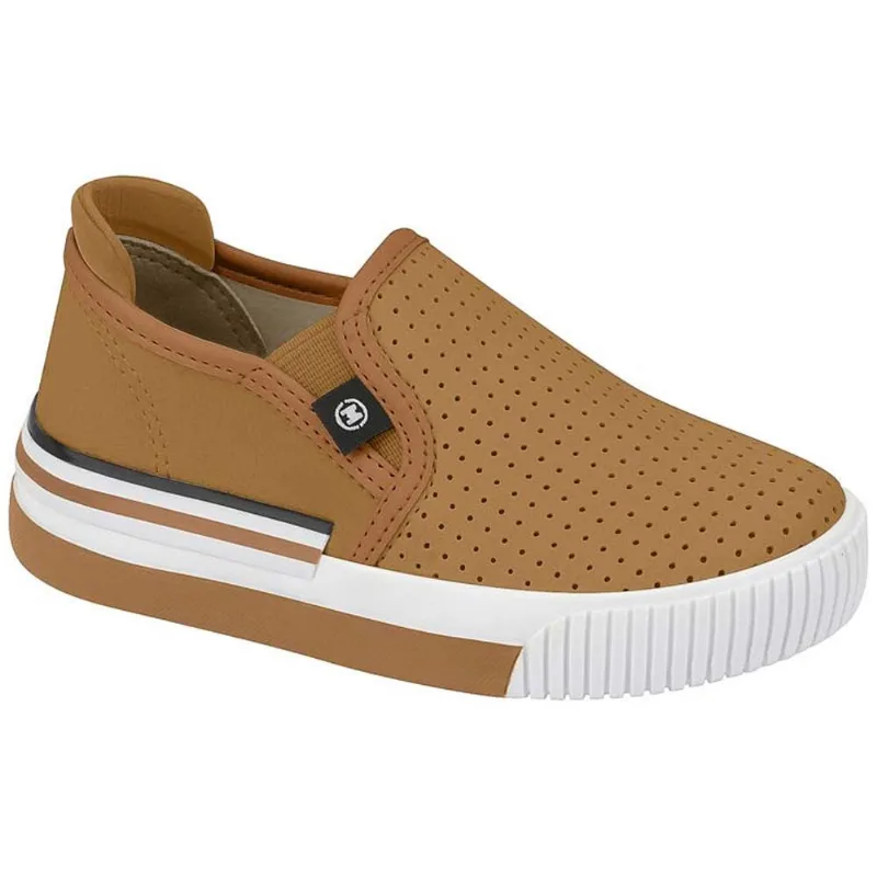 Tênis Casual Molekinho Napa Flot Rust Neo Micro Caramelo 2615.100 - 26