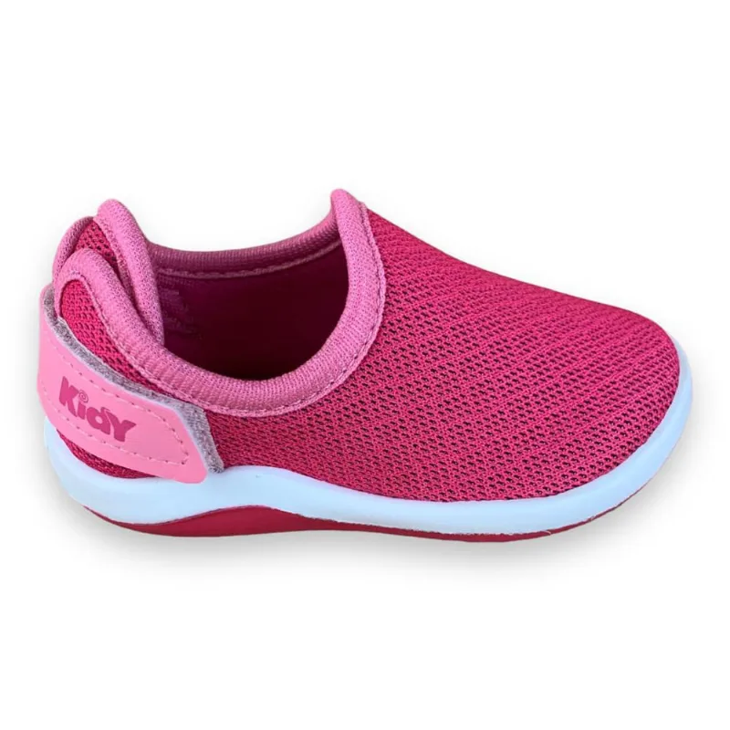 Tenis Infantil Bebe Kidy Colors Calce Super Facil Menina