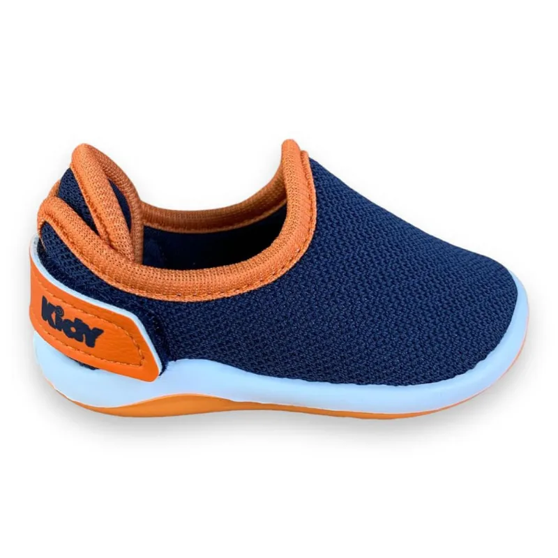 Tenis Infantil Bebe Kidy Colors Calce Super Facil Tecido