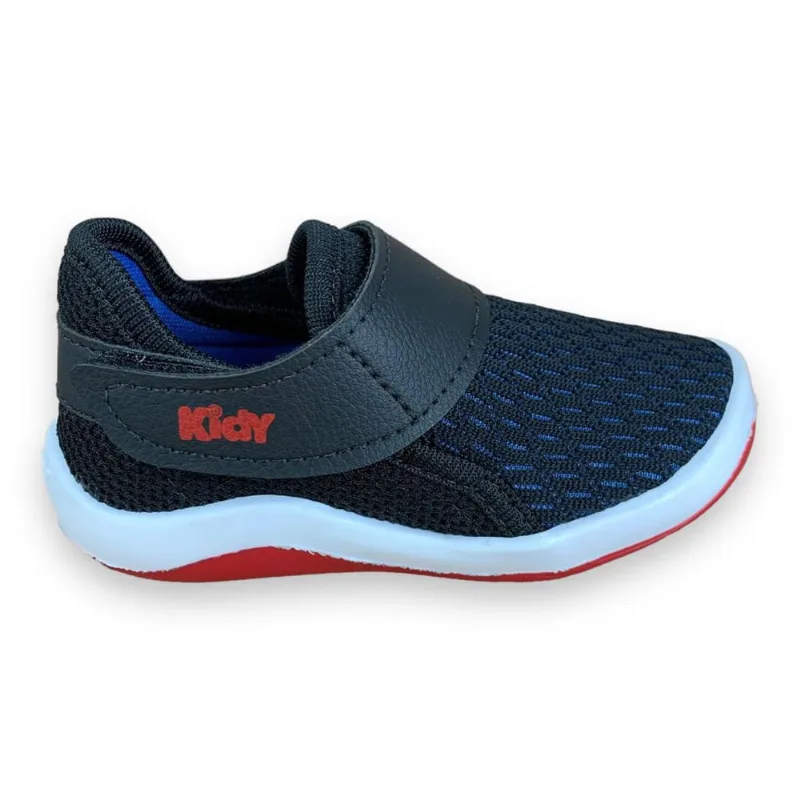 Tenis Infantil Bebe Kidy Colors Calce Facil Super Macio