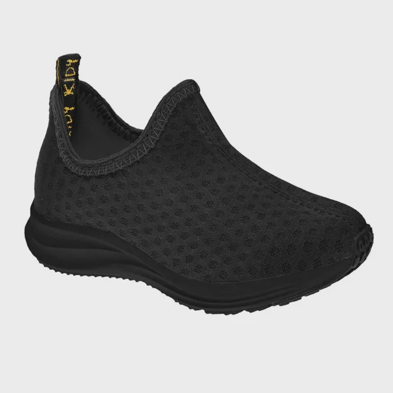 Tênis Infantil Esportivo Respitec Preto Amarelo Kidy 041-0051-0231