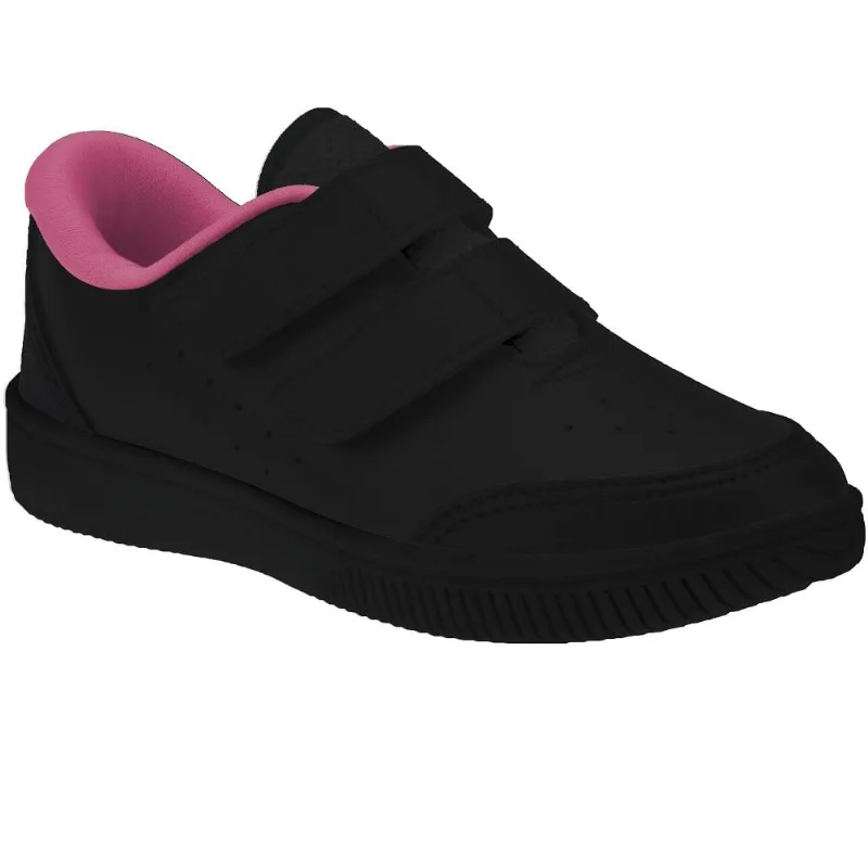 Tenis Kidy Usefull College Preto/rosa 035