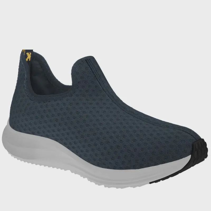 Tênis Infantil Kidy Energy Respitec Slip On Esportivo Escolar Escola Colegial Colégio Original Menino Masculino Conforto Durabilidade Anatômico Voltas às Aulas Macio Calce Fácil Resistente