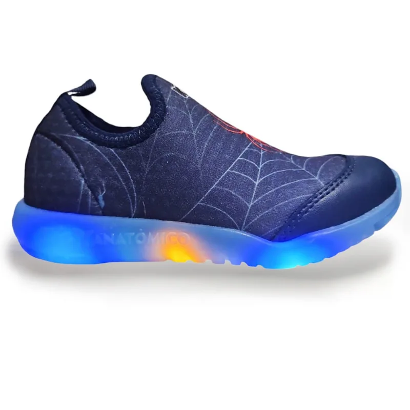 Tênis Infantil Led Flex Light Kidy Luzes Pisca Pisca