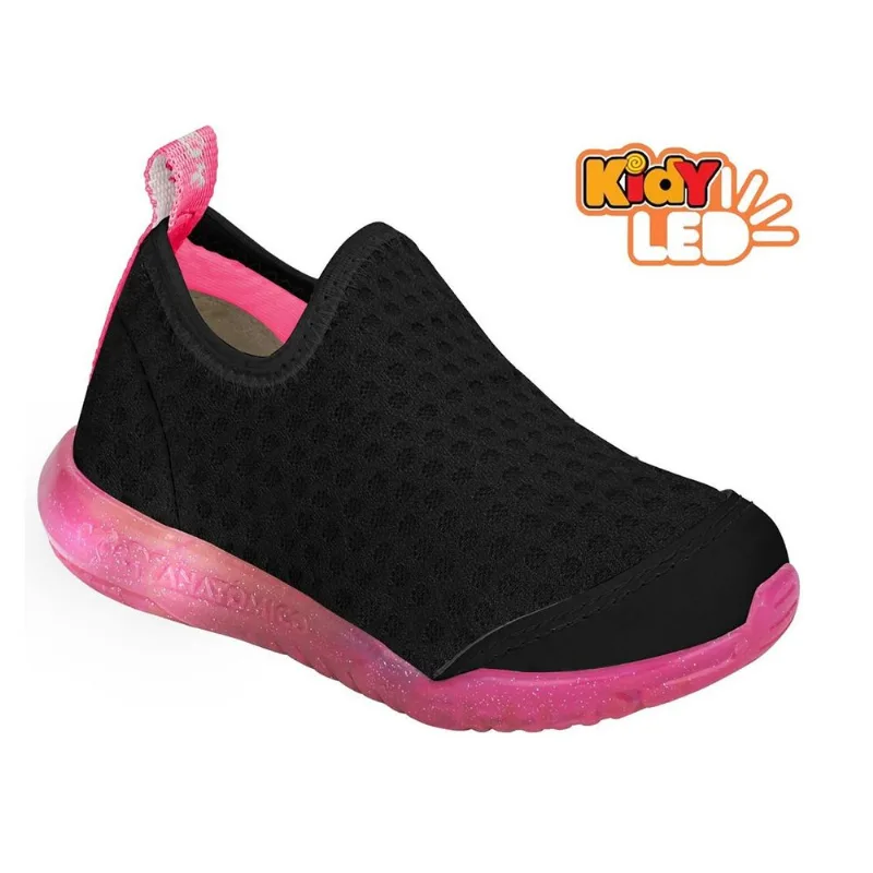 Tênis Slip On Kidy Flex Led 0201178 Infantil Feminino - KIDY