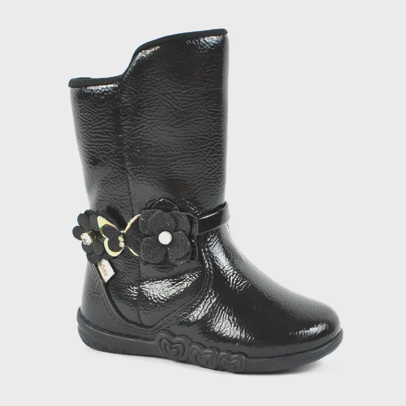 Bota Kidy Fost Cano Curto Infantil Preto - KIDY