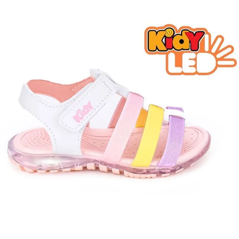 Sandália Kidy Led Light 1631106 Infantil Feminina