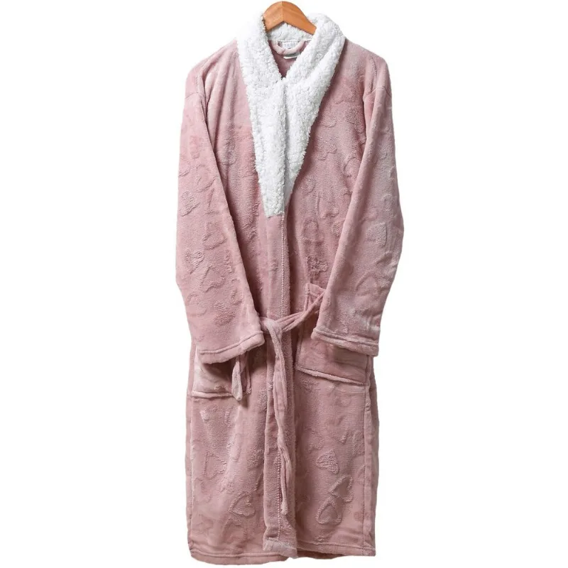 Roupão Sherpa Lã De Carneiro Toque Flannel