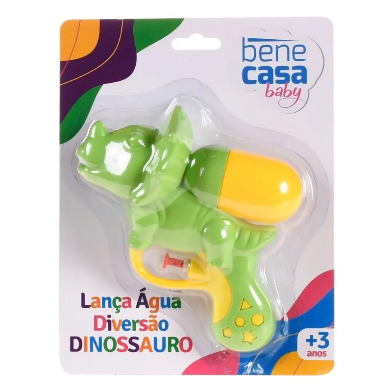 Lança Água Diversão Dinossauros Bene Casa Baby Sortidos