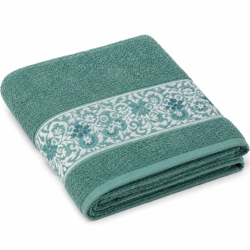 Toalha De Banho Quebec 100% Algodão 320g/m² 70x130cm Bene Casa Verde Militar