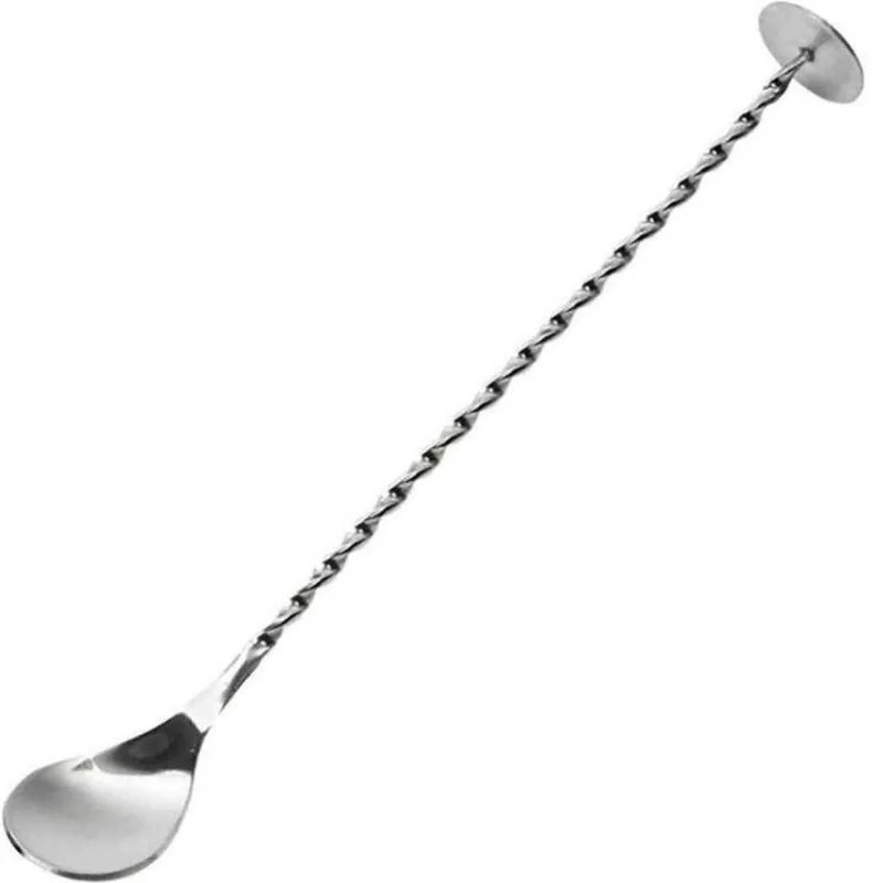 Colher Bailarina Para Suco Drinks E Batidas 29cm Inox