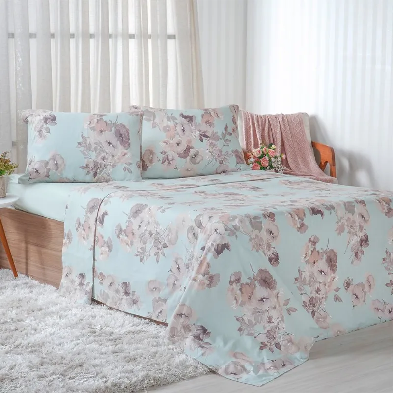 Jogo De Cama Casal 4 Pçs 150 Fios Super Macio 100% Algodão Garten