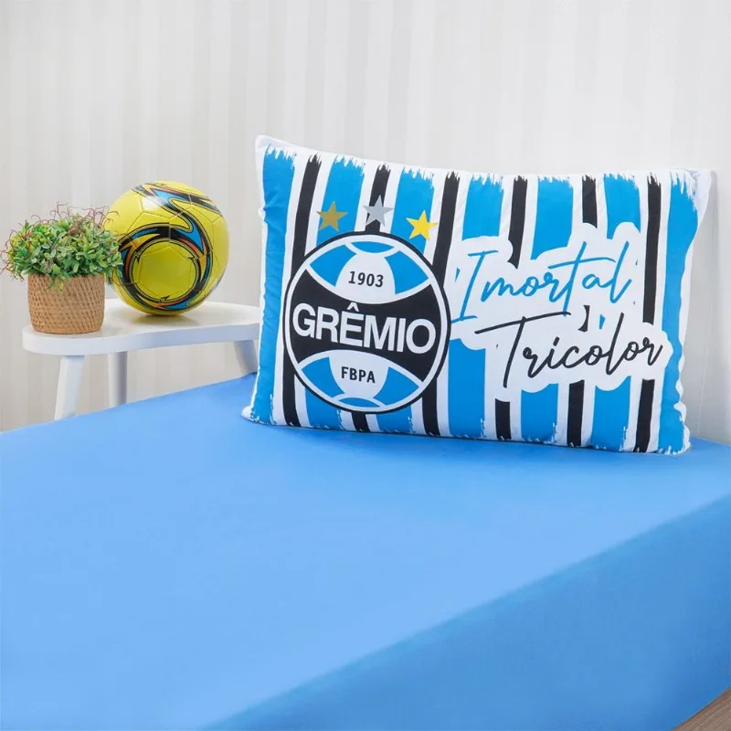 Jogo De Cama Solteiro 2 Pçs Clubes De Futebol Grêmio