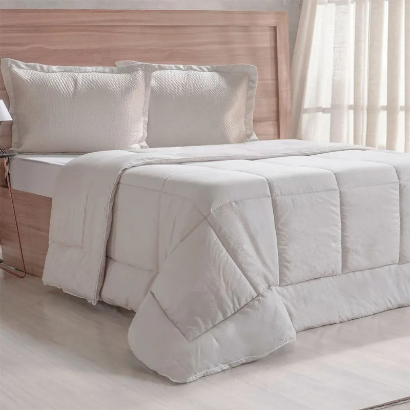 Edredom Prime Super King 3d Embossed 260x280cm Biscuit