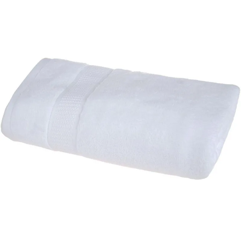 Toalha de Rosto Relative Zero Torção 50x80CM 100% Algodão 500g-m² Branco - tessi