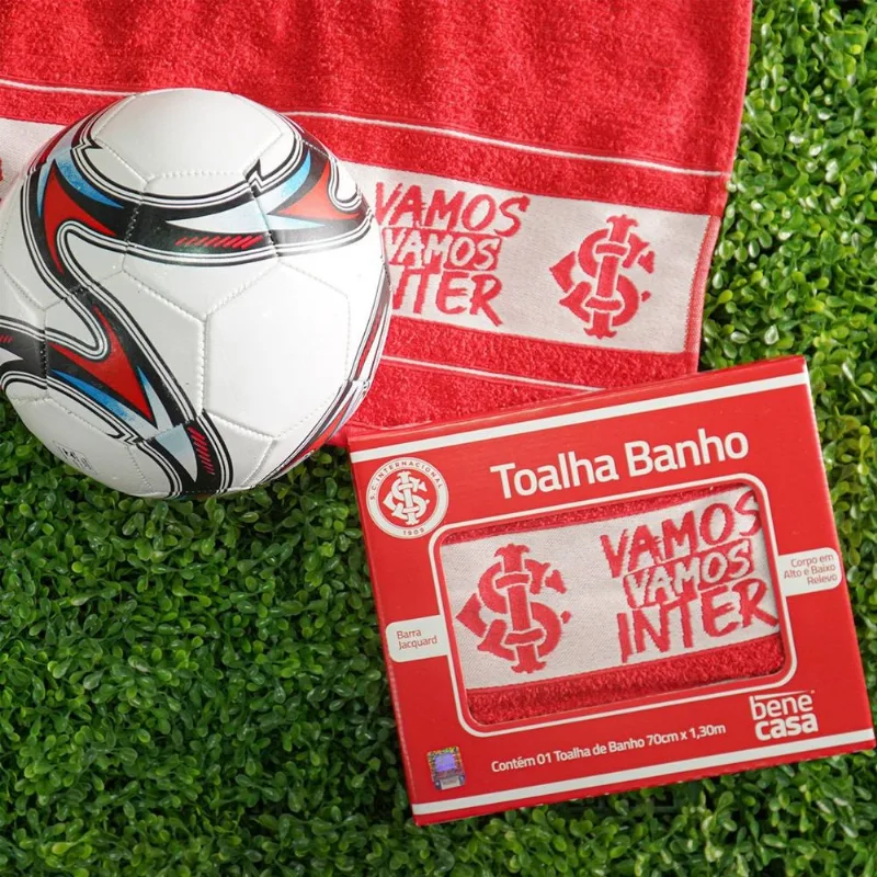 Toalha De Banho Caixa De Presente Times 320g/m² 90%algodão 70x130cm Internacional