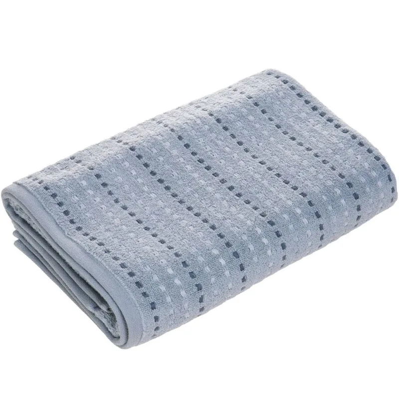 Toalha Banhão Matrix Zero Torção 500g/m² 100% Algodão 80x150cm Tessi Azul Lago