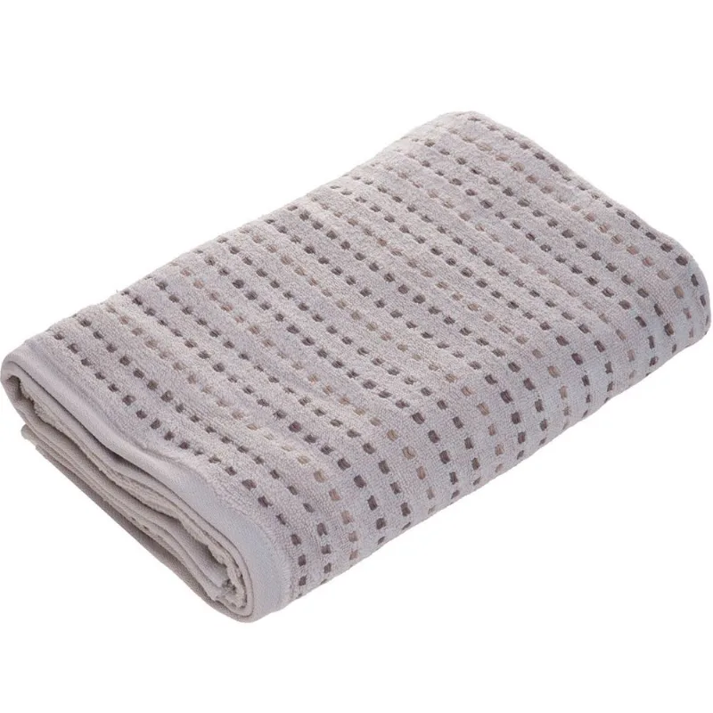 Toalha De Banho Matrix Zero Torção 500g/m² 100% Algodão 70x140cm Tessi Centeio Claro