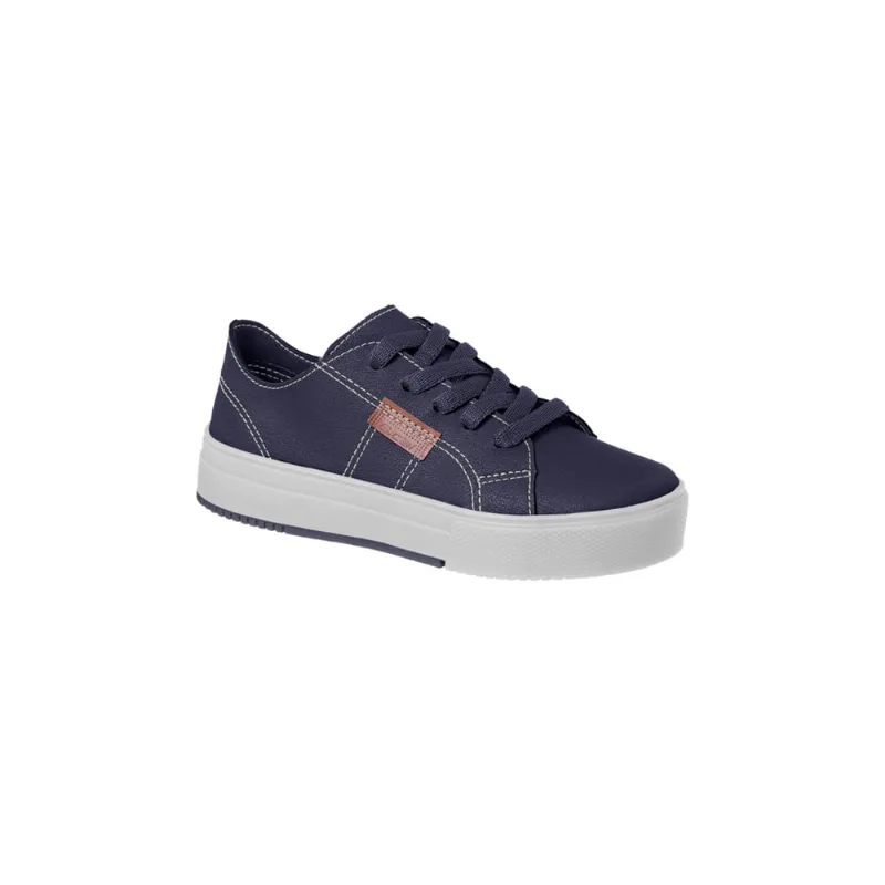 Tênis Infantil Masculino Bical Street Cadarço Marinho