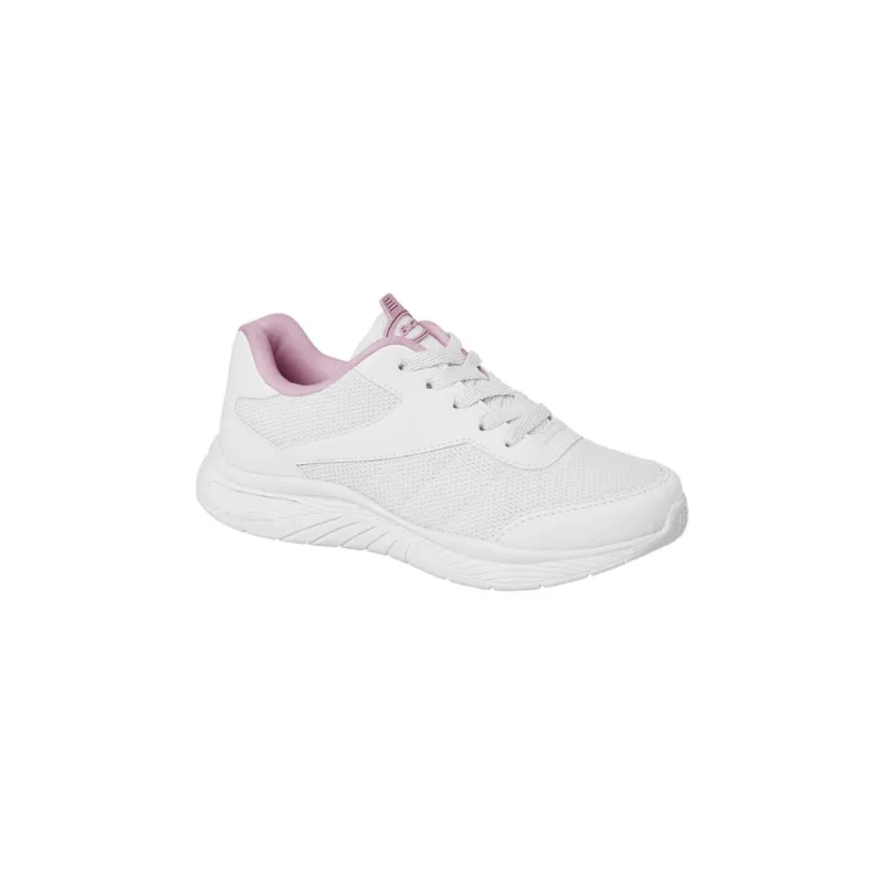 Tênis Infantil Feminino Bical Gamer Branco Rosa