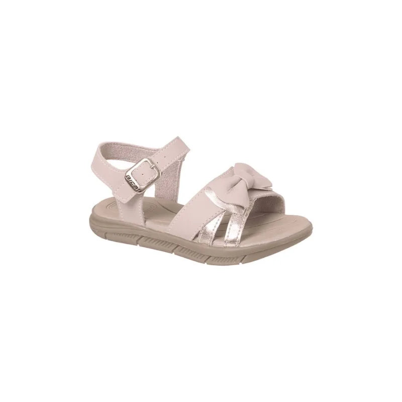 Sandália Infantil Feminina Bical Surf Laço Nude