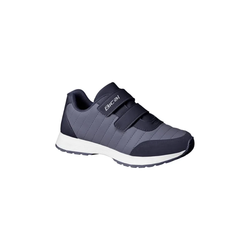 Tênis Infantil Masculino Bical Free Walk Fecho Duplo Azul